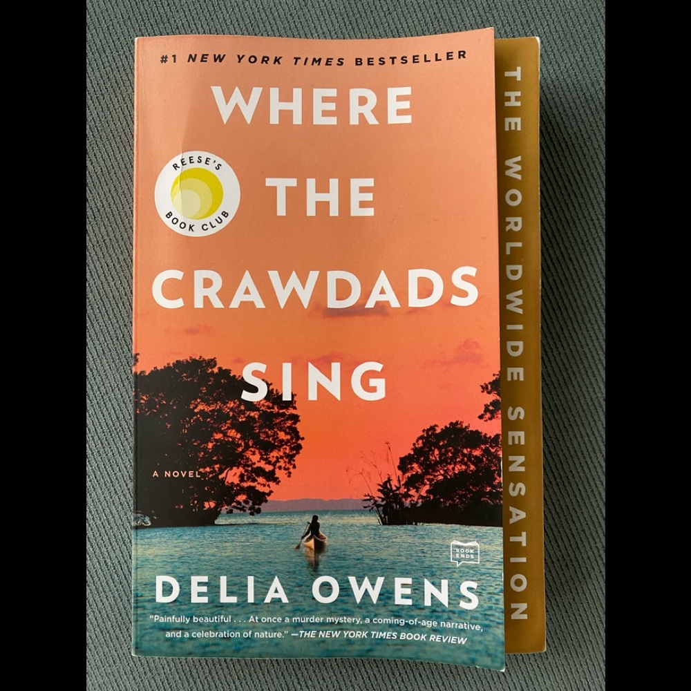 Where the Crawdads Sing paperback book